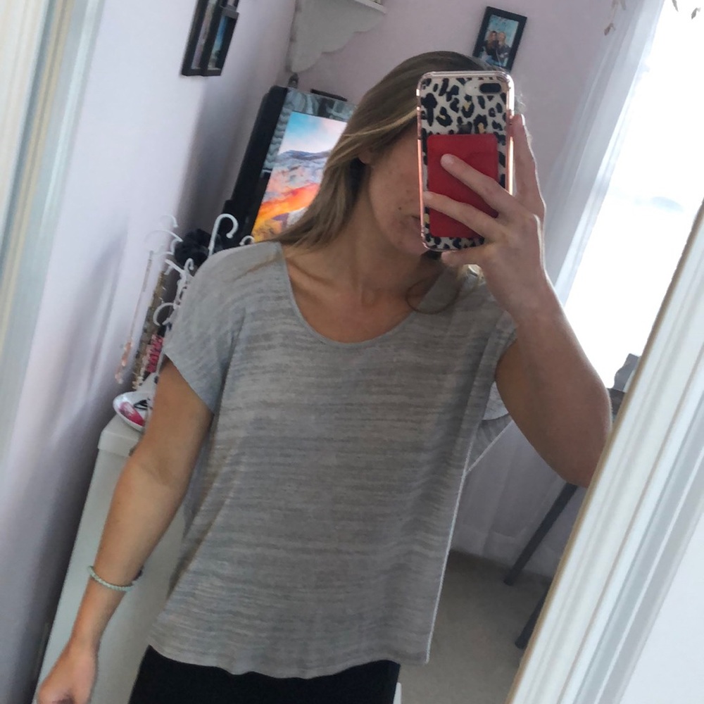 Grey night out shirt